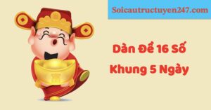 Dàn đề 26 số khung 5 ngày